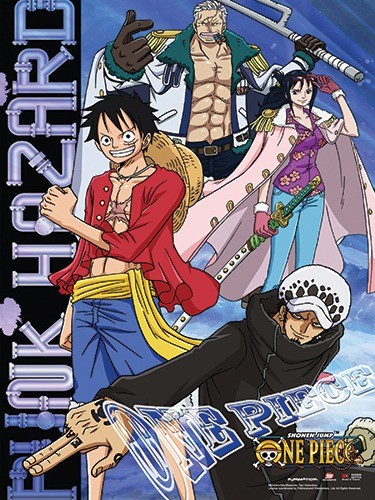 One Piece - Monkey D. Luffy, Trafalgar D. Water Law, Tashigi & Smoker Wall Scroll