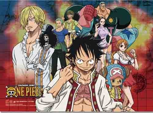 One Piece - Whole Cake Island Group 5 Wall Scroll