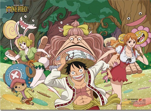 One Piece - Whole Cake Island Group #4 Wall Scroll