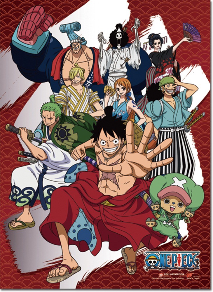 One Piece - Wano Country Arc Group #1 Wall Scroll
