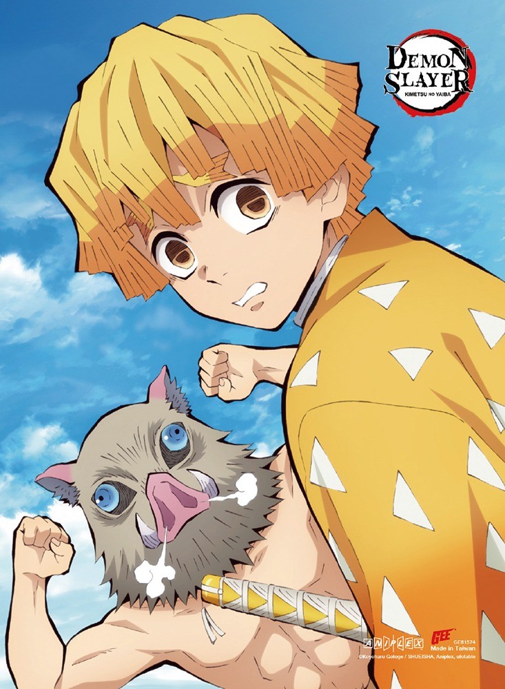 Demon Slayer - Zenitsu Agatsuma & Hashibira Inosuke SS Wall Scroll