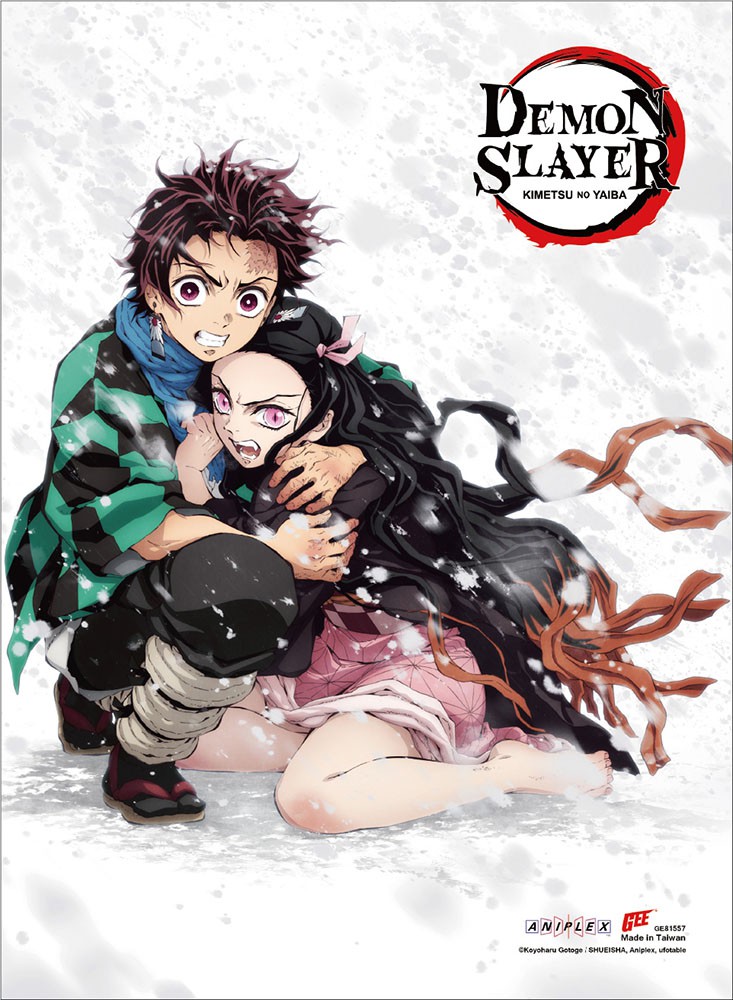 Demon Slayer - Key Art Tanjiro Kamado & Nezuko Kamado SS Wall Scroll