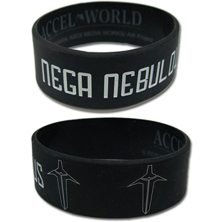 Accel World - Nega Nebulous Pvc Wristband
