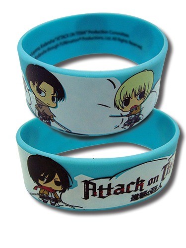 Attack on Titan - SD Group Pvc Wristband