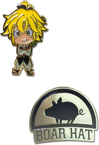The Seven Deadly Sins - SD Meliodas & Boar Hat Pins