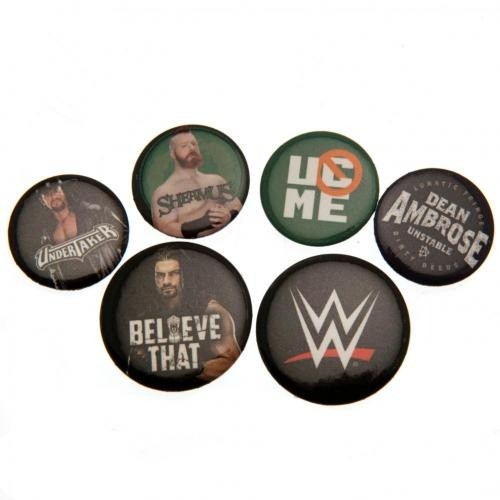WWE Button Badge Set