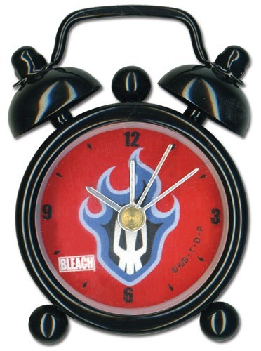 Bleach - Flaming Skull Mini Desk Clock