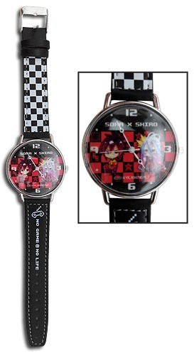 No Game No Life - SD Shiro & Sora PU Watch