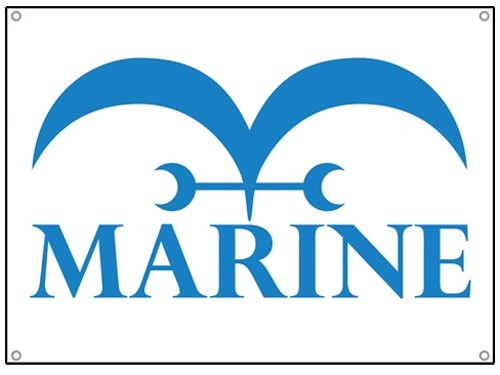 One Piece - Marines Flag