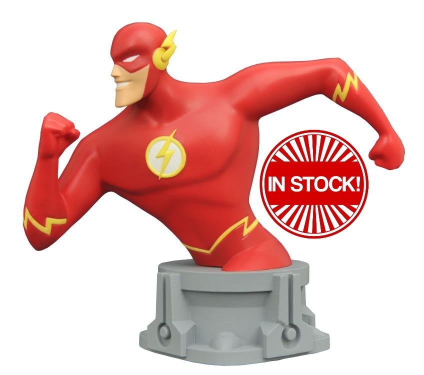 Justice League Animated Series Flash Resin Bust