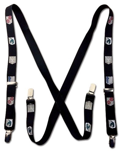 Attack On Titan - Regiment Emblems Suspenders