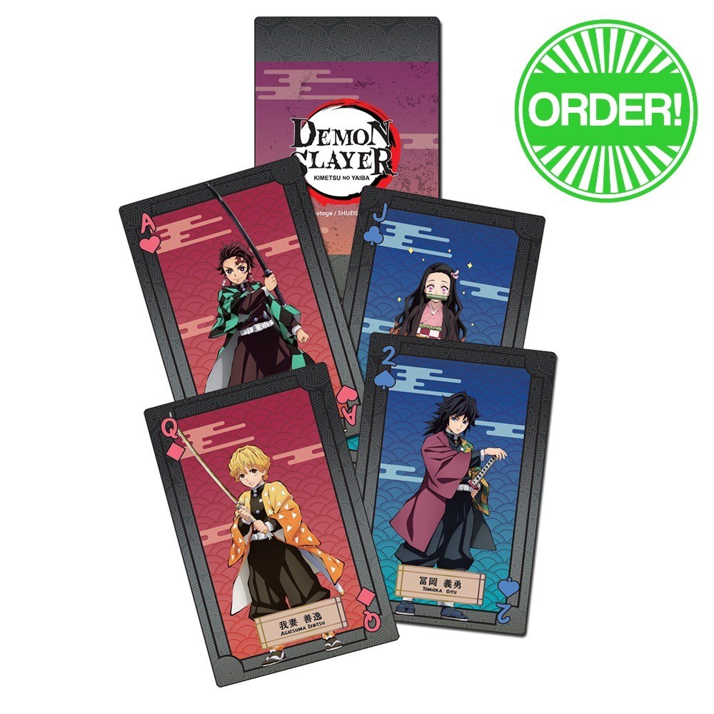 Demon Slayer - Big Group Playing Cards
