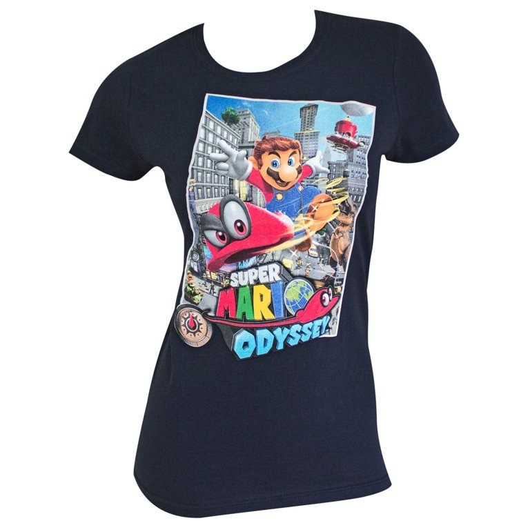 Super Mario Odyssey Flying Ladies T-Shirt