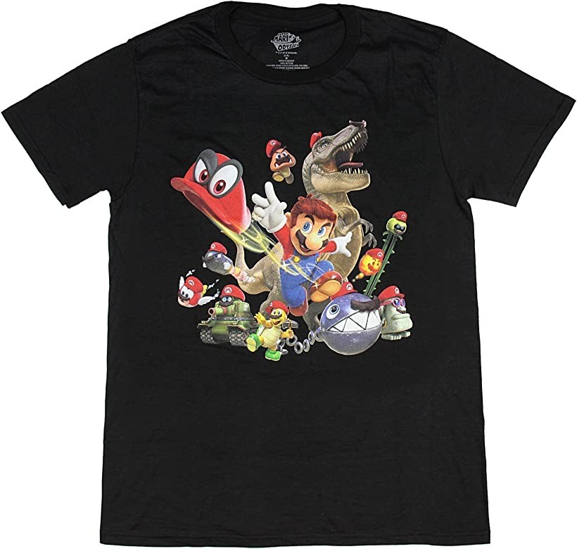 Super Mario Odyssey Hats T-Shirt