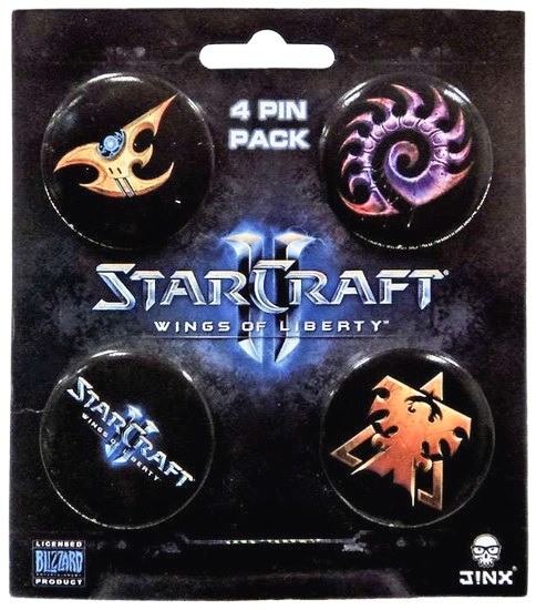 StarCraft II Wings of Liberty 4 Pin Pack