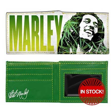 Bob Marley Leaves Dreads Bi-fold Wallet