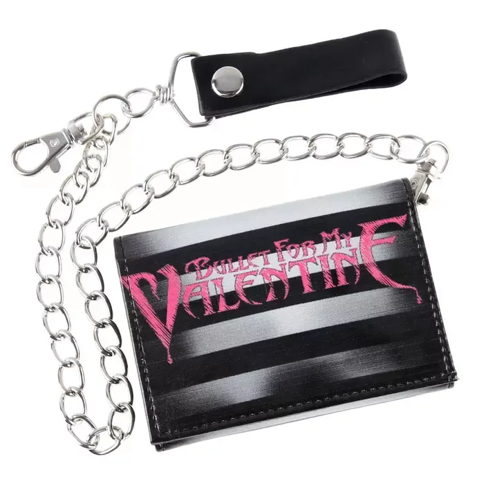 Bullet For My Valentine - Skulls And Stripes Chain Wallet