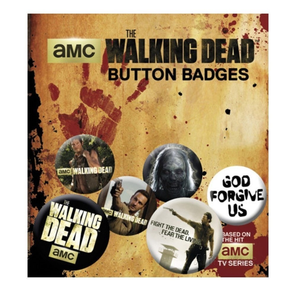 The Walking Dead Button Badge Pack