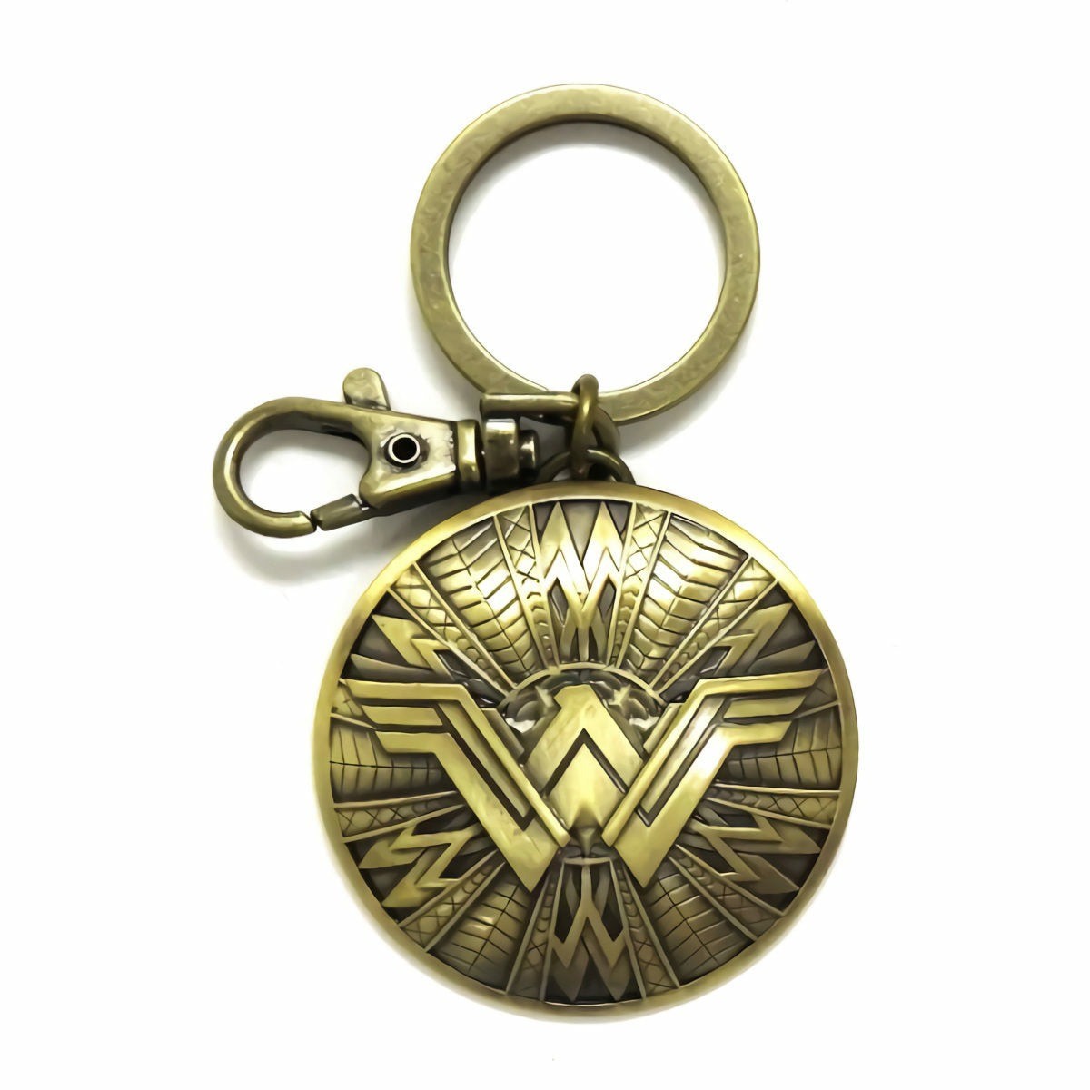 DECU Wonder Woman Shield Pewter Keychain