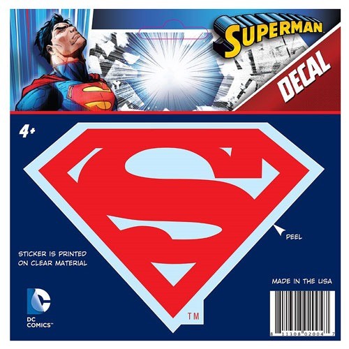 DC Comics Superman Classic Logo Red Decal