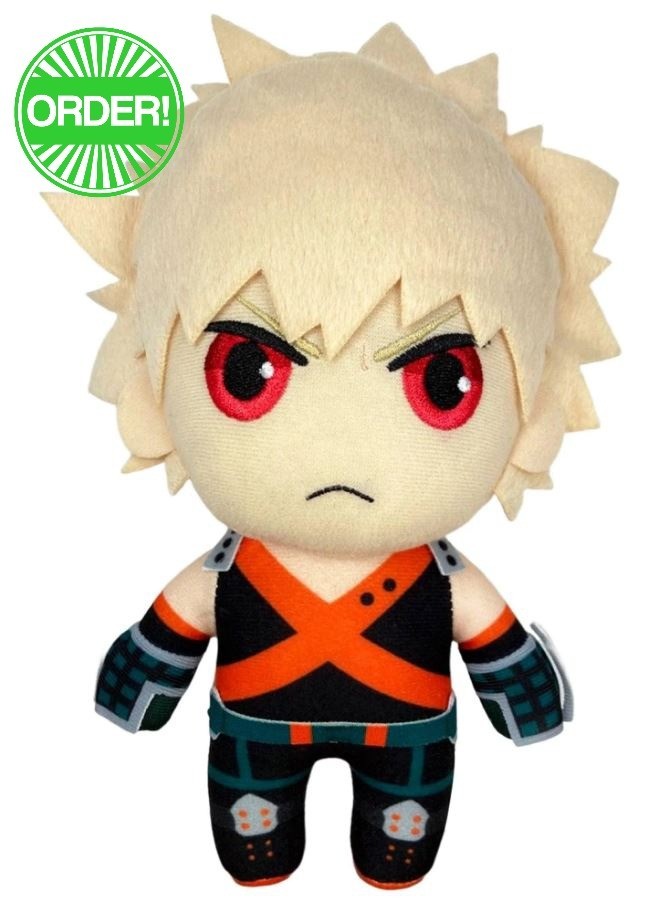 My Hero Academia S2 - Katsuki Bakugo Hero Costume Plush 8"H