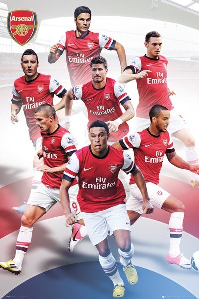 Arsenal FC 12/13 Players Poster