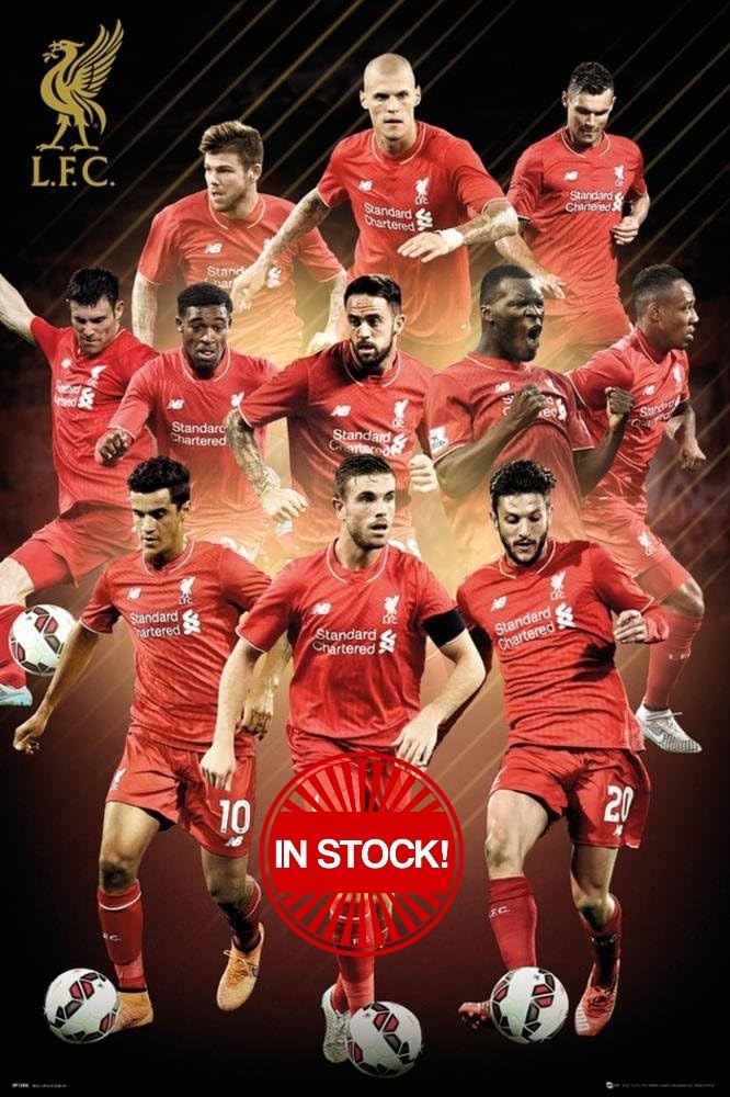 Liverpool FC 15/16 Players Poster