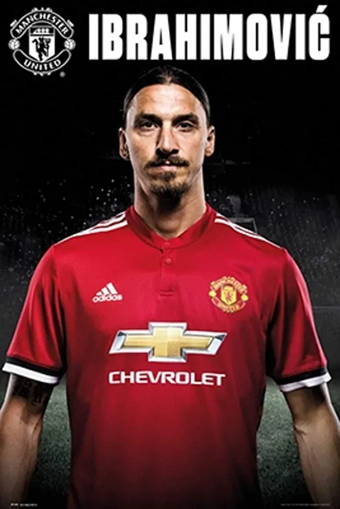 Manchester United FC 17/18 Ibrahimovic Poster