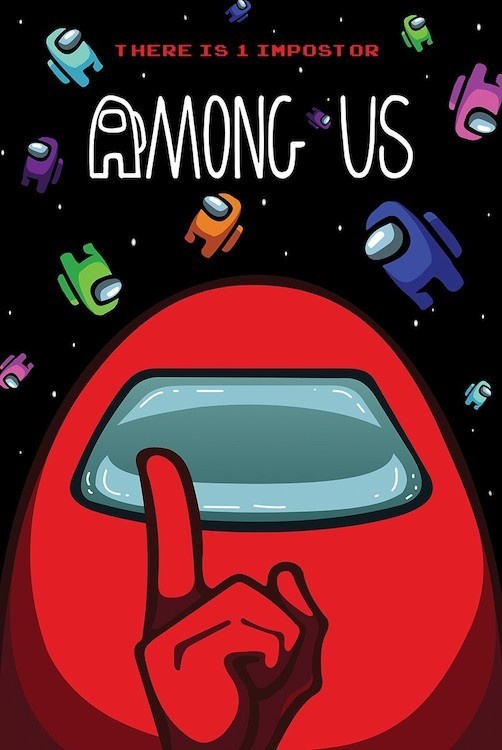 Among Us - Red Mascot Poster