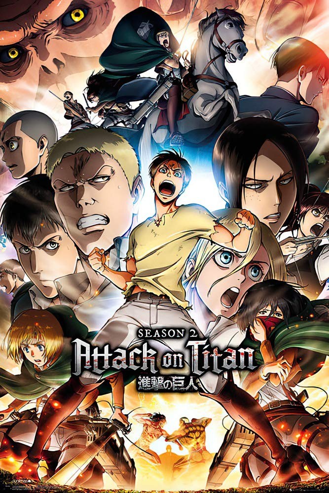 Attack On Titan S2 Collage Poster