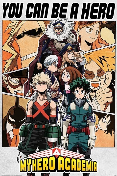 My Hero Academia Be A Hero Poster