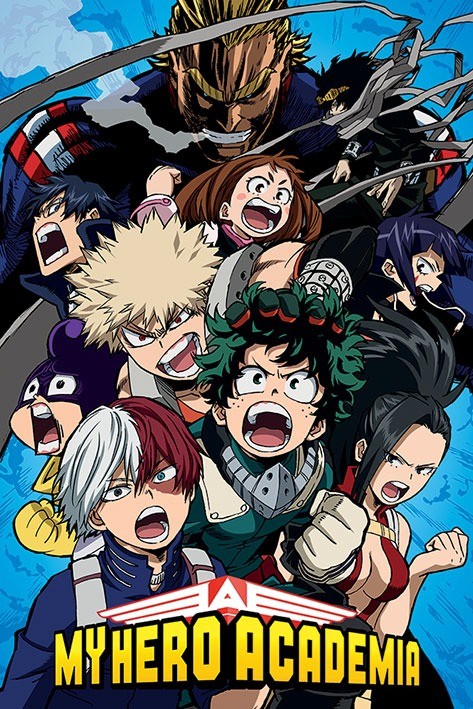My Hero Academia Blast Poster
