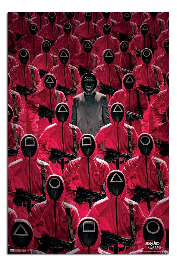 Squid Game Red Poster