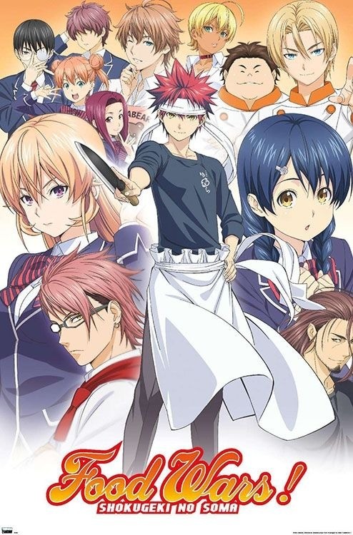 Food Wars! Shokugeki No Soma Poster