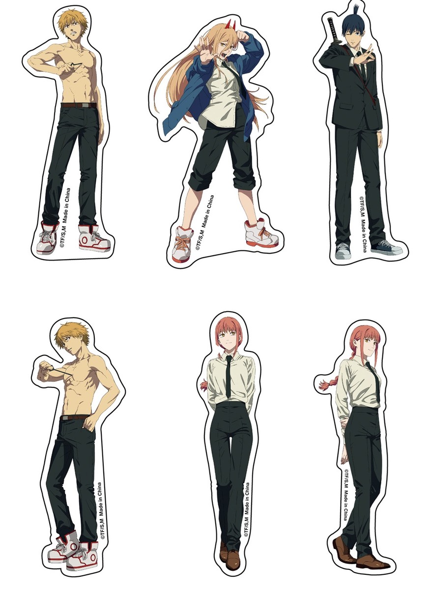 Chainsaw Man - Character Group Die-Cut Sticker Set