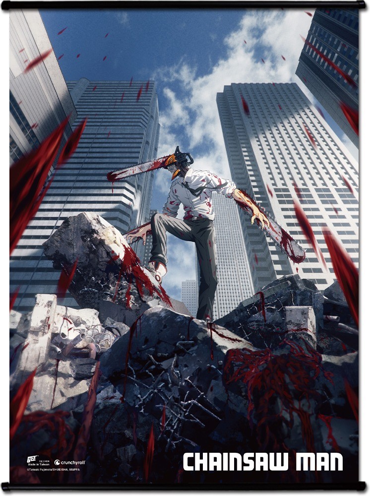 Chainsaw Man - Chainsaw Man Key Visual SS Wall Scroll