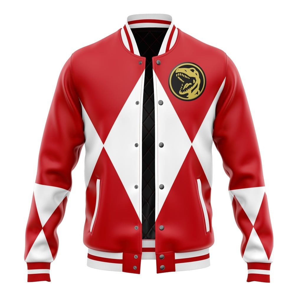 Mighty Morphin Power Rangers Red Ranger Varsity Jacket