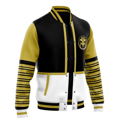 Mighty Morphin Power Rangers White Ranger Varsity Jacket