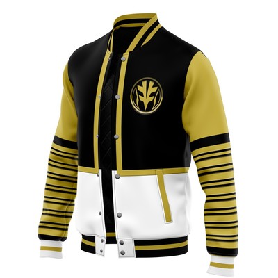 Mighty Morphin Power Rangers White Ranger Varsity Jacket