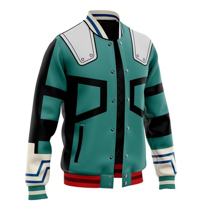 My Hero Academia Deku Varsity Jacket