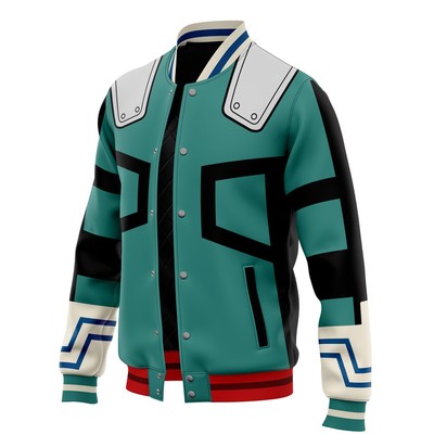 My Hero Academia Deku Varsity Jacket