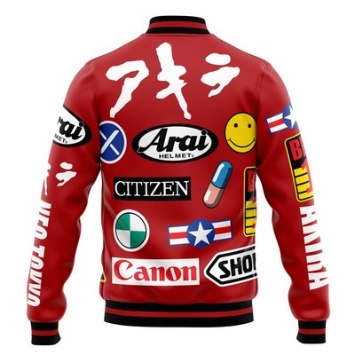 Akira Bike Decals Varsity Jacket