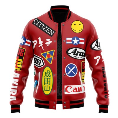 Akira Bike Decals Varsity Jacket