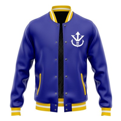 Dragon Ball Z Vegeta V1 Varsity Jacket