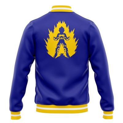 Dragon Ball Z Vegeta V1 Varsity Jacket