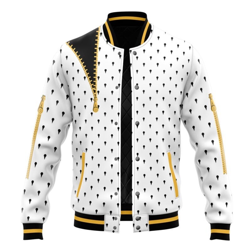 Jojo’s Bizarre Adventure Bruno Bucciarati Pattern Varsity Jacket