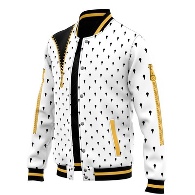 Jojo’s Bizarre Adventure Bruno Bucciarati Pattern Varsity Jacket