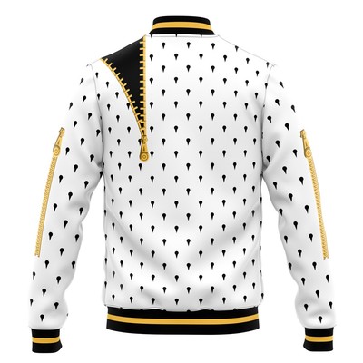 Jojo’s Bizarre Adventure Bruno Bucciarati Pattern Varsity Jacket