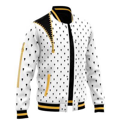 Jojo’s Bizarre Adventure Bruno Bucciarati Pattern Varsity Jacket