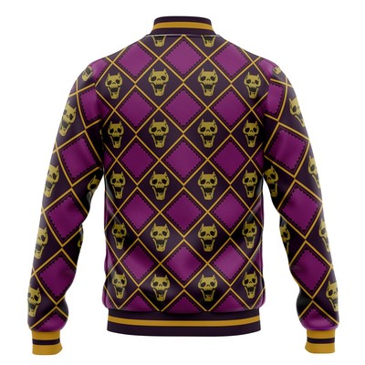 Jojo’s Bizarre Adventure Yoshikage Kira Killer Queen Pattern Varsity Jacket
